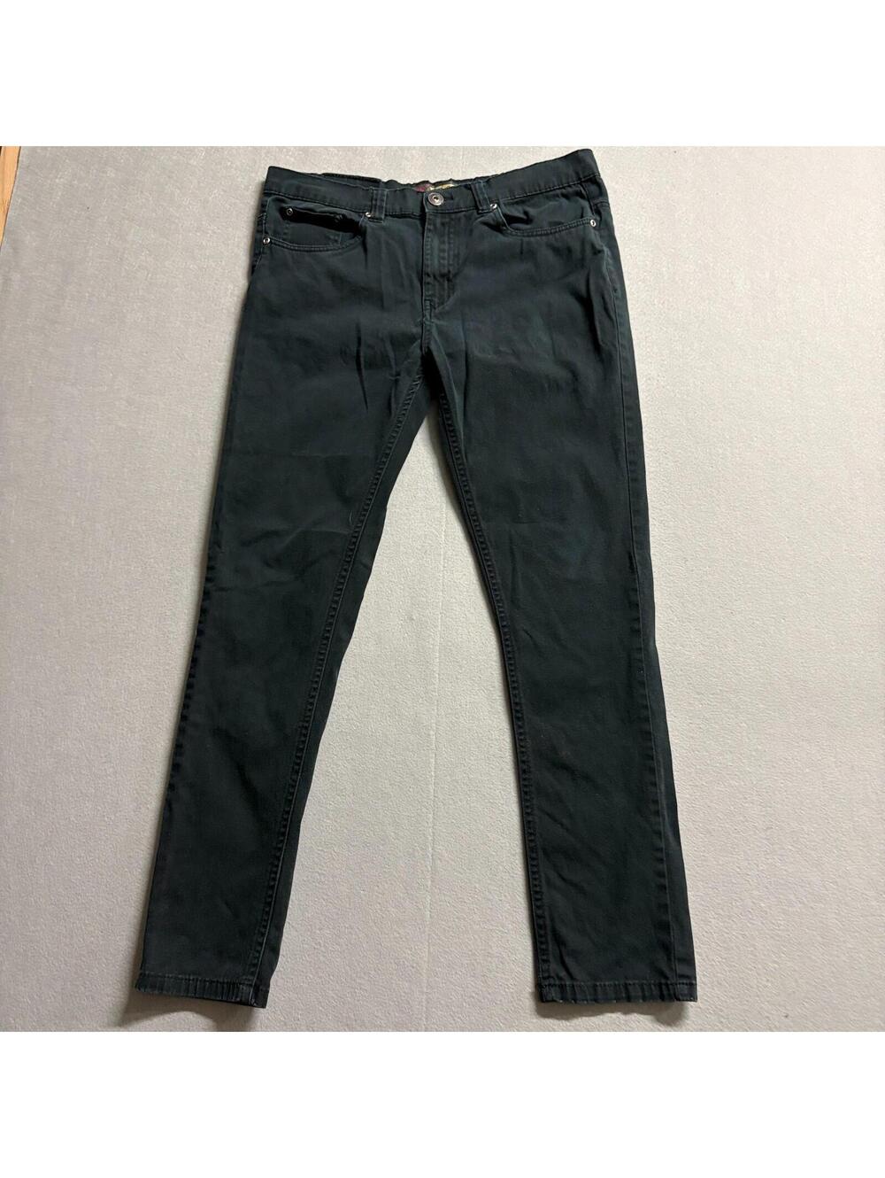 LR Scoop Skinny Jeans Black Stretch Denim W32 L32 Fits Like 33X28 Casual